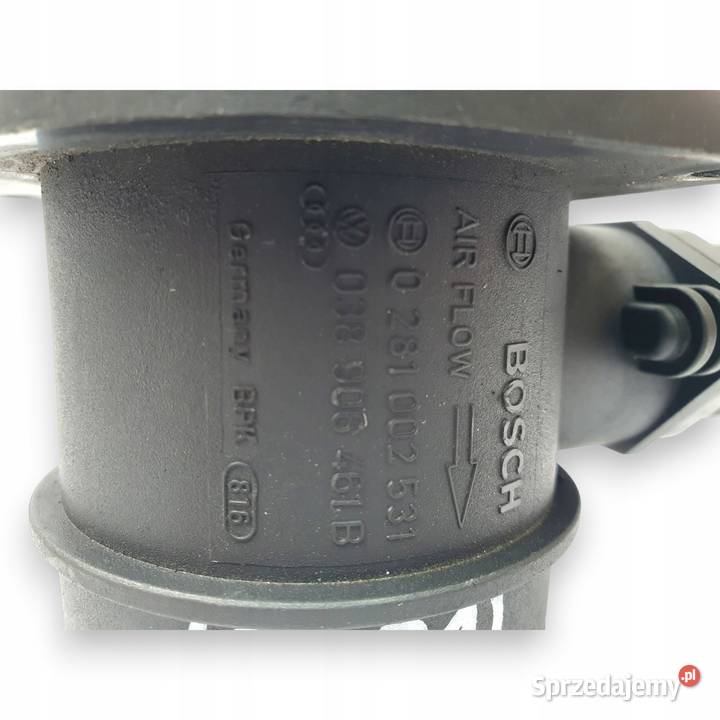 PRZEPŁYWOMIERZ Audi A3 VW Golf V Passat Seat Chełm