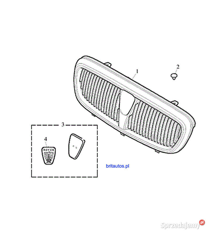 ROVER 75 MG ZT ZR 25 LAND ROVER SPINKA ZDERZAKA Poznań