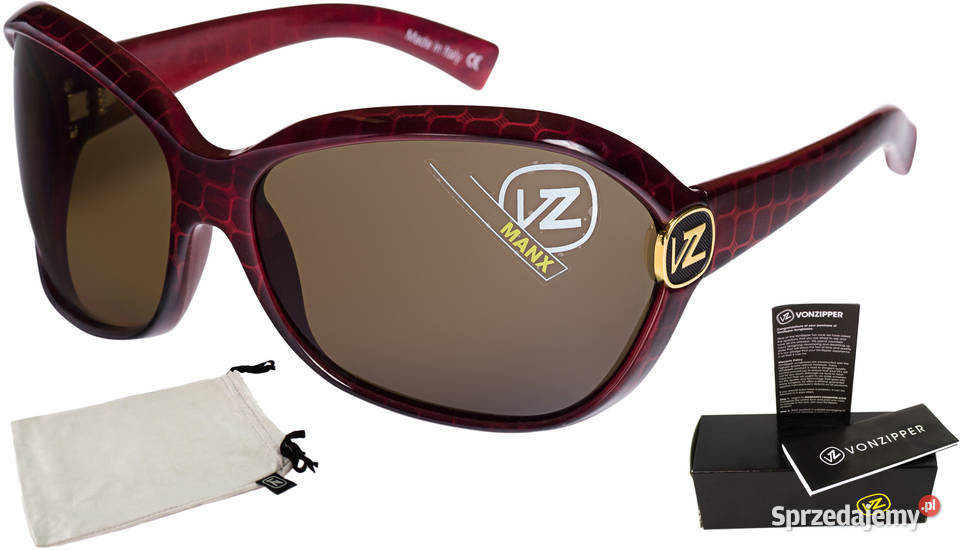Okulary przeciwsłoneczne Włoskie Von Zipper śląskie Dąbrowa Górnicza