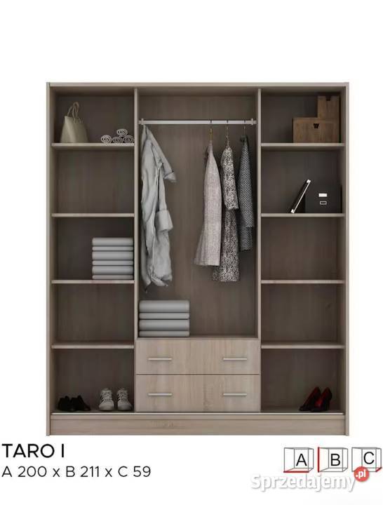 Nowa szafaTaro I Dąb Sonoma 200 Kraków sprzedam