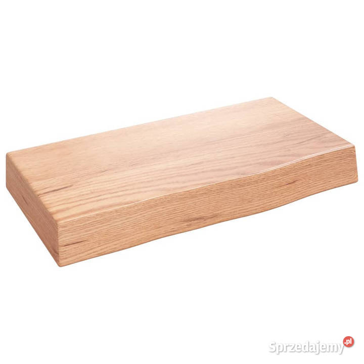Półka jasnobrązowa 40x20x6 lakierowane lite Warszawa