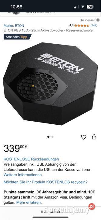 Subwoofer eton sprzedam