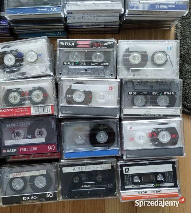 Kasety magnetofonowe markowe używane pakiet 220 Warszawa