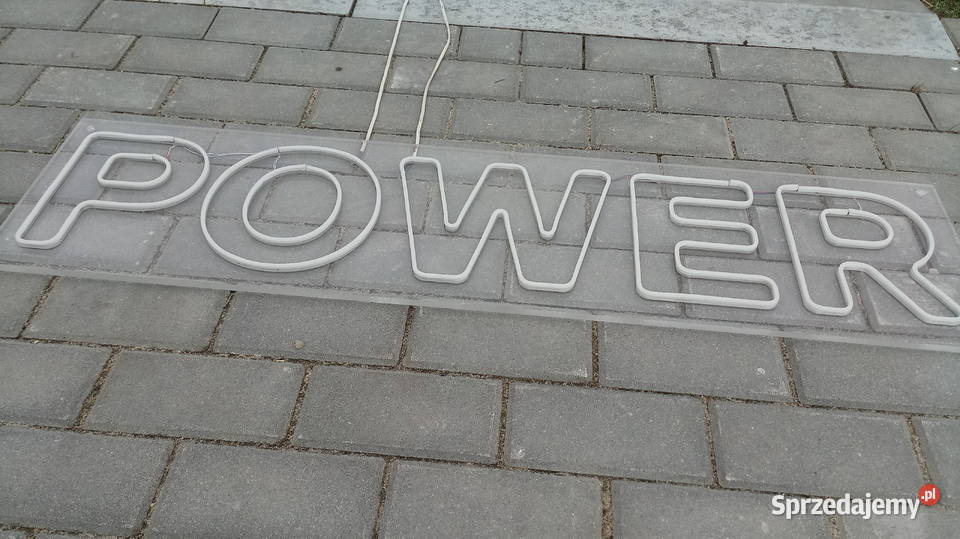 Napis ledowy Power na plexy 12v wym113 x 28 Ożarów Mazowiecki