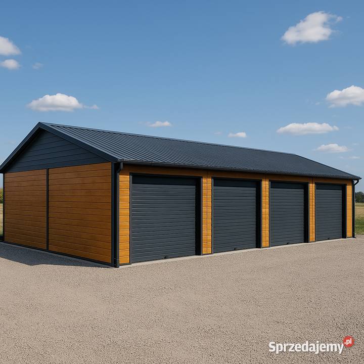 OCYNKOWANA WIATA Garaż Blaszany Zadaszenie Hala Toruń