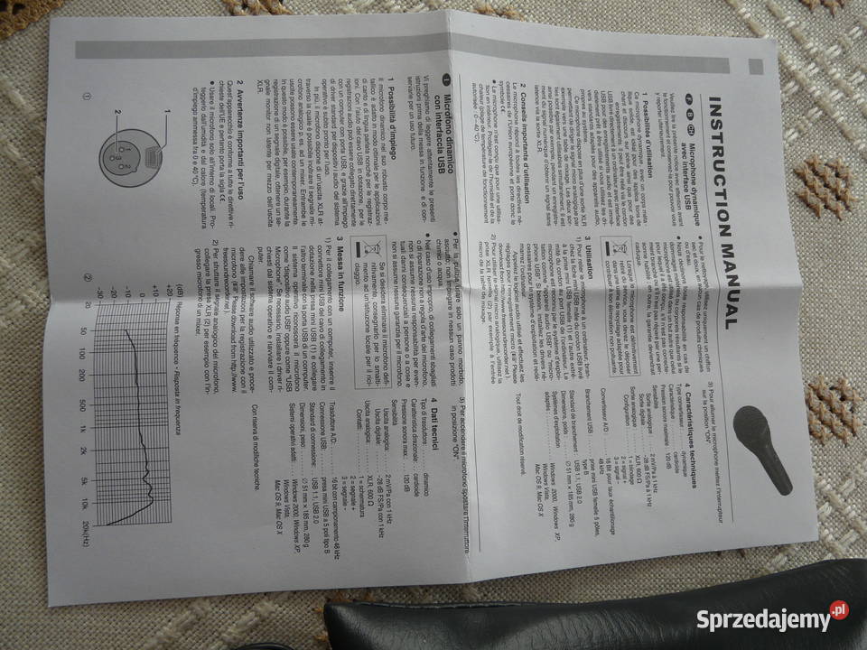 Mikrofon PROEL DM581USB sprzedam