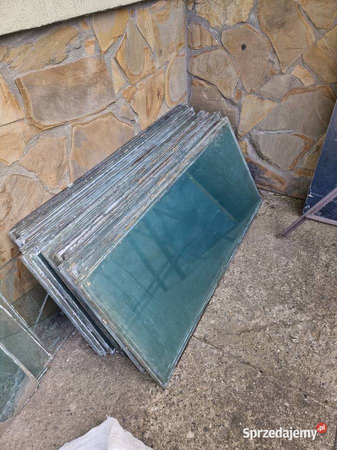 Szyby okienne używanych grube 125 na 54 podkarpackie Przemyśl sprzedam
