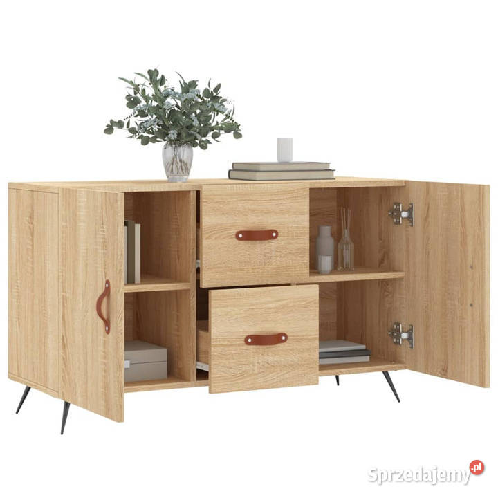 Komoda dąb sonoma 100x36x60 materiał Komody Warszawa