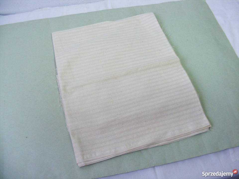 Materiał ecri w wytłaczane paski 81 x 124 x2 sprzedam