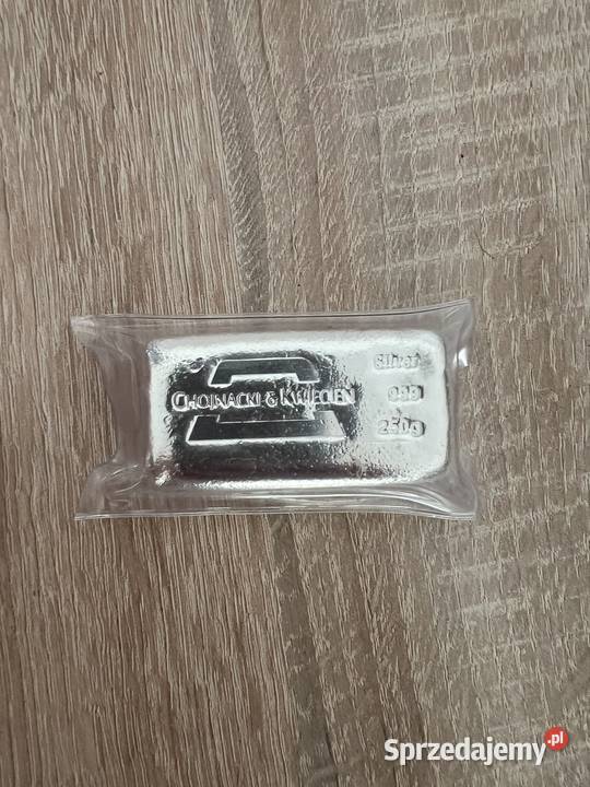 Sztabka srebra 250g Chojnacki Kwiecień srebro Bytom