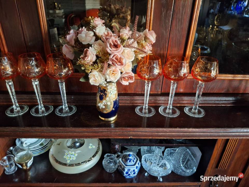 Kryształowe pomarańczowe do wina