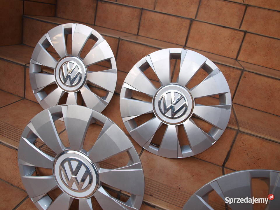 VW kołpaki 14 oryginalne chrom komplet 4 sztuki Kalisz