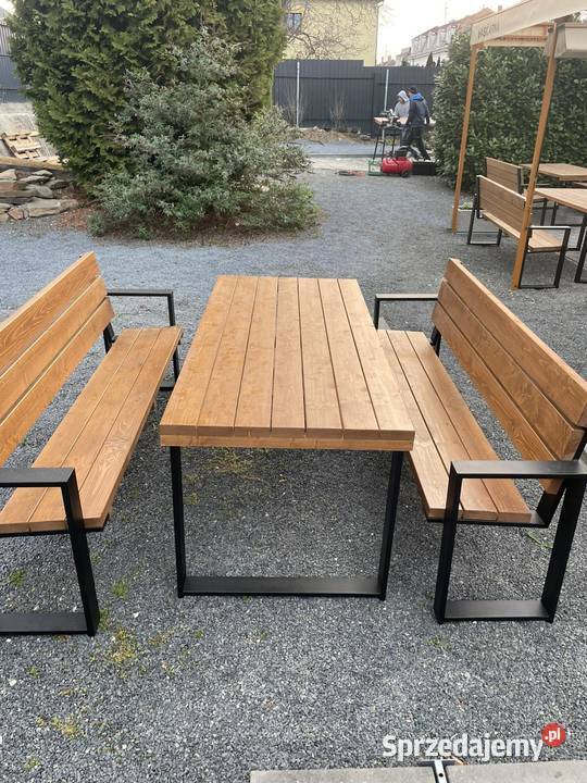 MEBLE OGRODOWE PARKOWE ZESTAW MEBLI OGRODOWYCH metal Jordanów