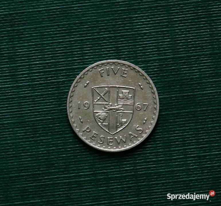 GHANA 5 pesew 1967r sprzedam