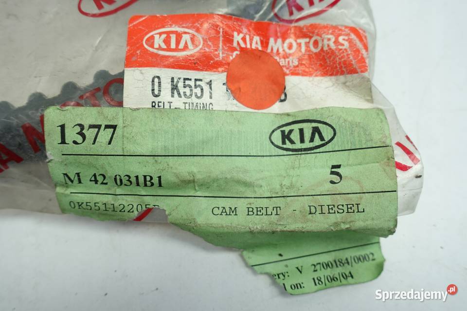 Kia Carnival I 29 CRDI PASEK ROZRZĄDU nowy ORYG