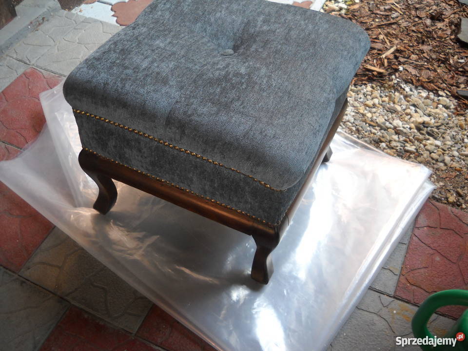 Piękna duża pufa ludwikowska wielkopolskie Puszczykowo