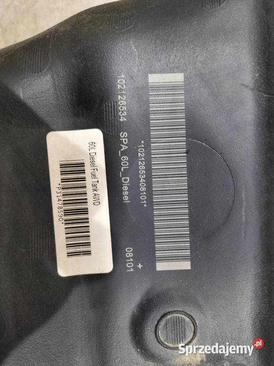 ZBIORNIK PALIWA 20 D AWD 31478590 Volvo V60 II Rok produkcji 2019
