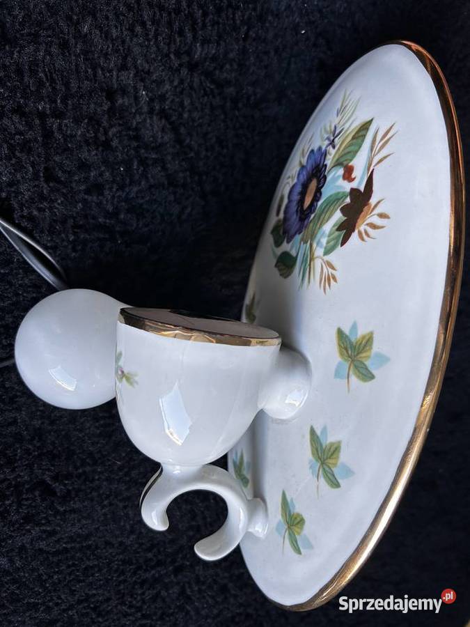 Kinkiet lampka ścienna porcelana Wałbrzych