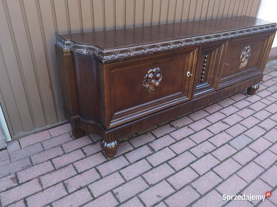 Komoda Niska RTV 193 Dębowa Solidna Zgrabna sprzedam