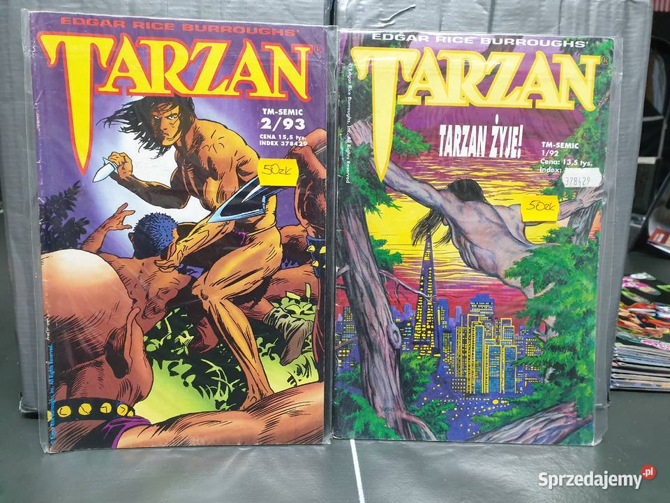 Tarzan 193 i 293 komiksy TMSemic pomorskie Gdynia