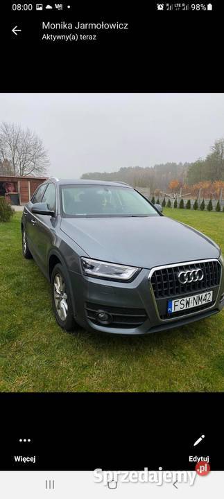 Audi Q3 zamienię honda africa twin adwenture crf Świebodzin