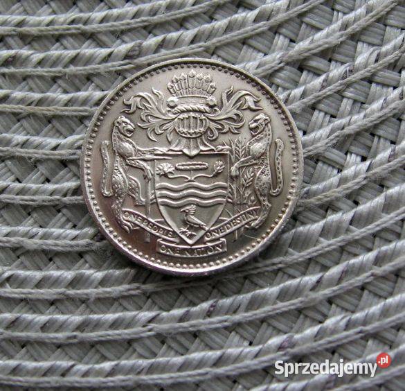 Gujana 25 Cent 1986r Kalisz