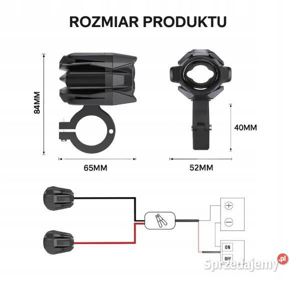 Halogeny Motocyklowe LED HONDA VSTORM BMW GS ADV Białystok