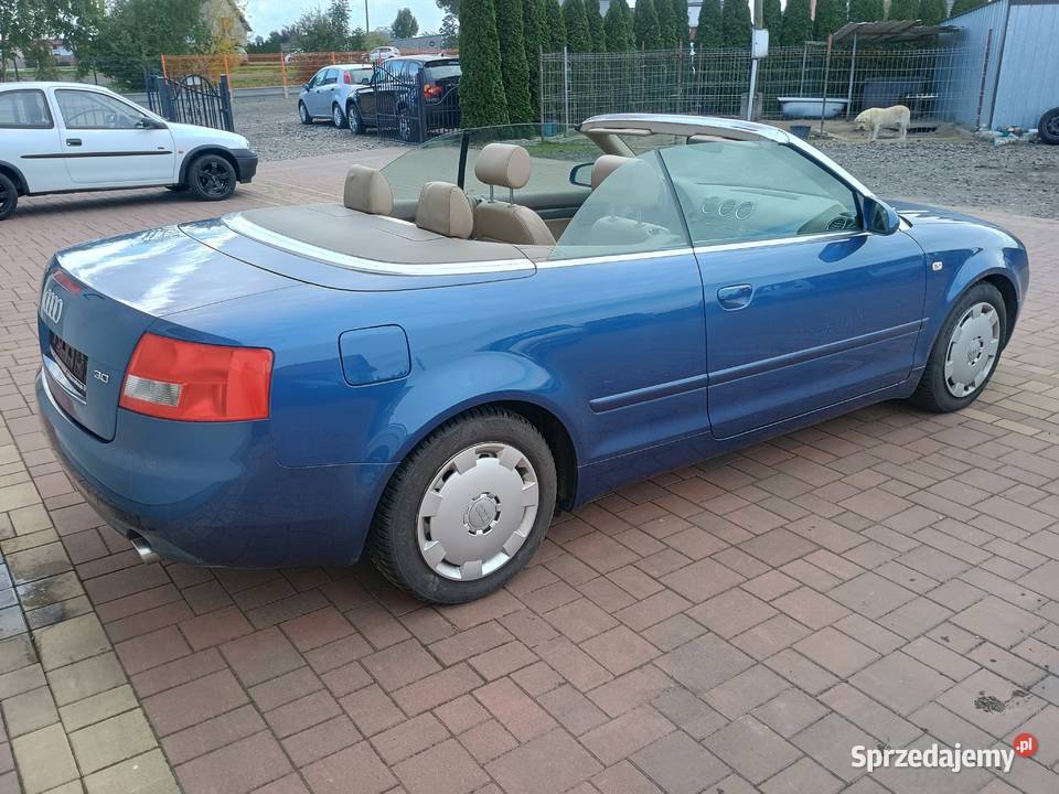 Audi A4 Kabrio 2002r 30i 220 Nawigacja wielkopolskie Witkowo