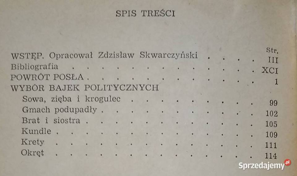 Powrót posła Julian Ursyn Niemcewicz Gdańsk sprzedam