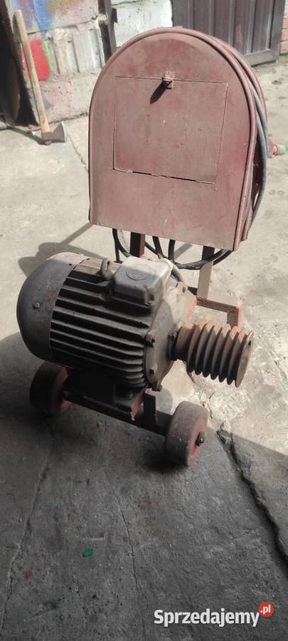 Silnik na wózku 10 kw 380v śrutownik dmuchawa wielkopolskie Leziona sprzedam