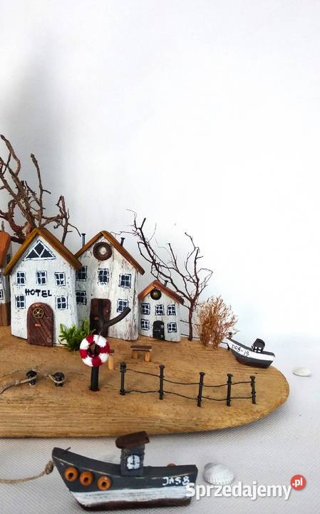 Dekoracja z drewna morskiego letnie wspomnienie Pozostałe Wrocław