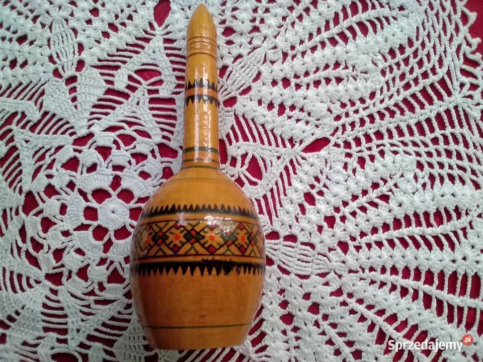 Ozdobą drewniana lakierowana Łódź