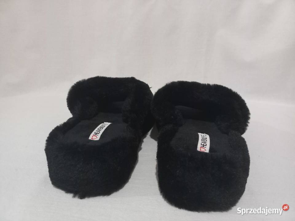 Kapcie czarne Damskie r 4041 Glamour NOWE Białystok