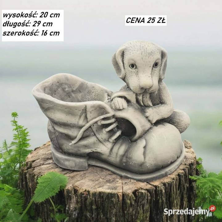 Zajączek królik króliczki gipsowe figurki dolnośląskie