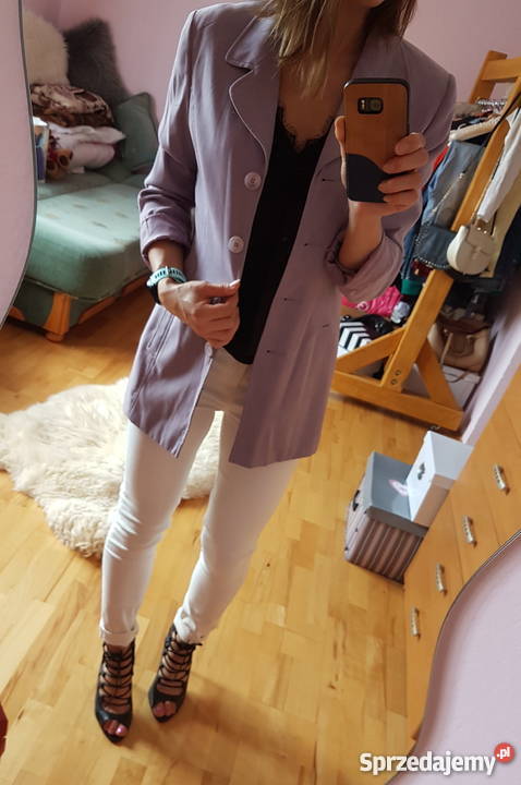 Pastelowa marynarka Look 34 36 Vintage Jasło