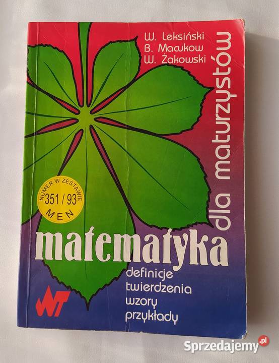 MATEMATYKA maturzystów Hajnówka sprzedam