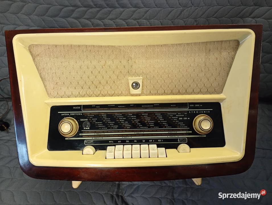 zabytkow piekny odbiornik radiowy Tarnów