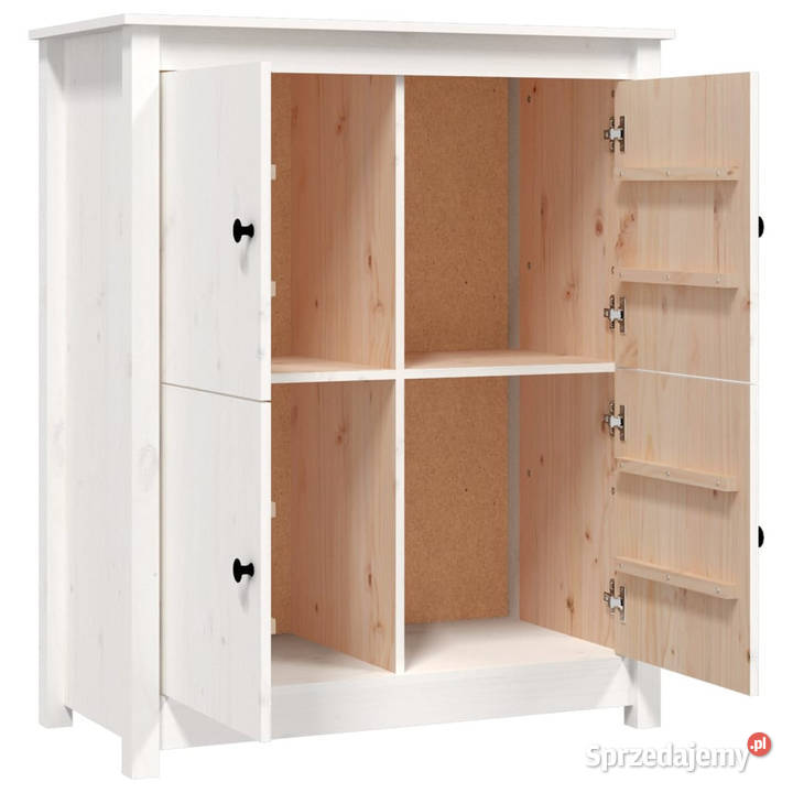 Szafka biała 83x415x100 lite drewno sosnowe Warszawa
