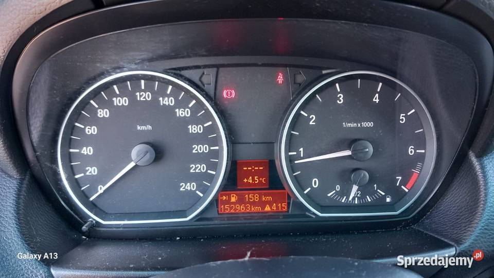 BMW 116i 2007 czarne komplet opon zimowych 153000km Seria 1