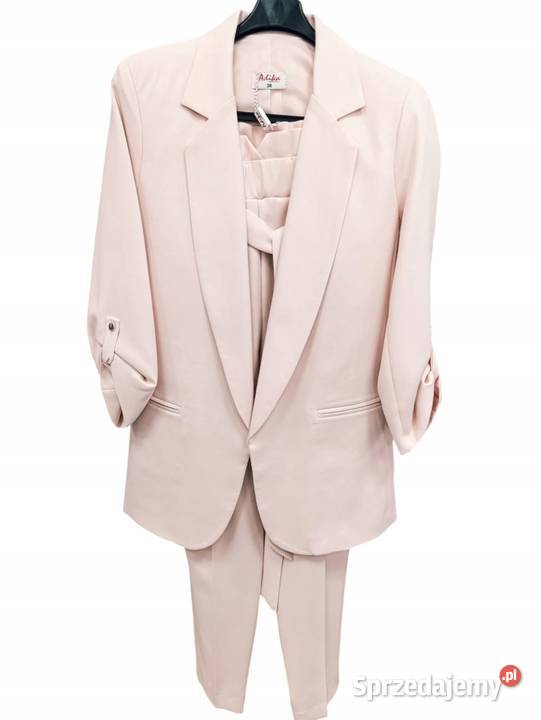 GARNITUR DAMSKI TANGO 40 pastelowy łosoś pomarańczowy