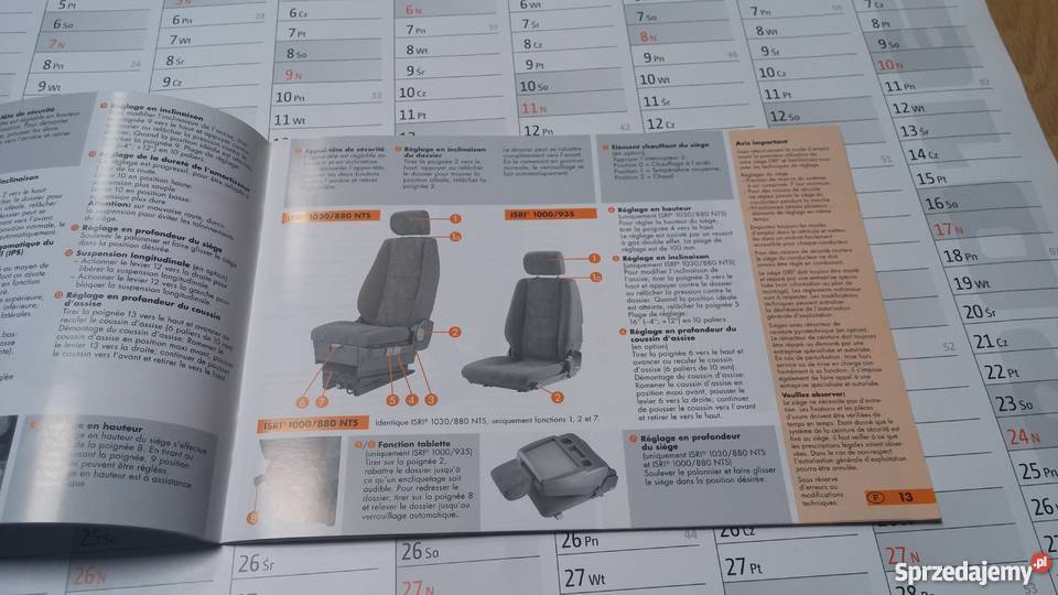 Intrukcja obsługi ISRI DaimlerChrysler Actros Szamotuły sprzedam