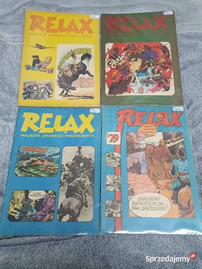 Magazyn Opowieści Rysunkowych Relax zestaw 30 Rok wydania 1976 Gdynia