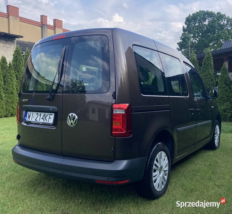 VW Caddy 20 TDI Salon Polska FV 23 brązowy Warszawa