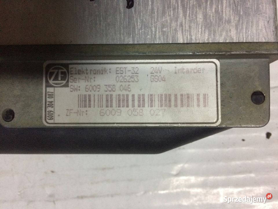 Sterownik Intarder ZF 6009058036 6009058027 Maszewo