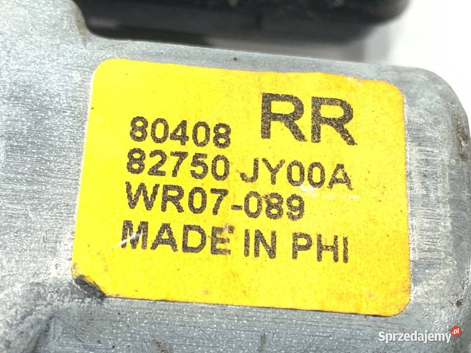 PODNOŚNIK SZYBY PRAWY TYŁ RENAULT KOLEOS I podkarpackie