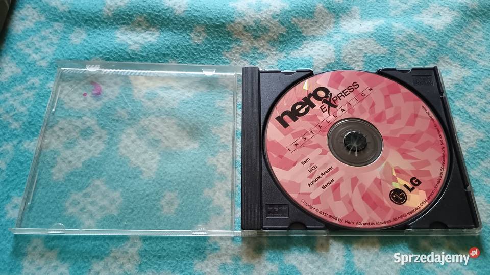 Nero express płyta CD LG lubelskie Lubartów sprzedam