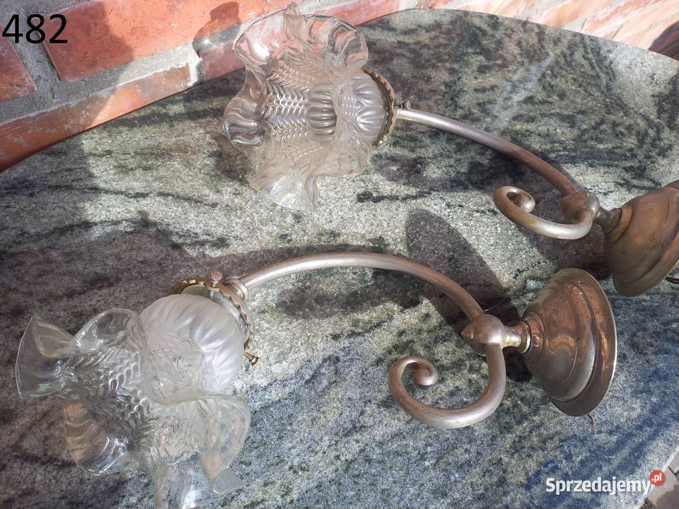 Kinkiet ścienny metalowy Lampka nocna Komplet 2 Gawroniec