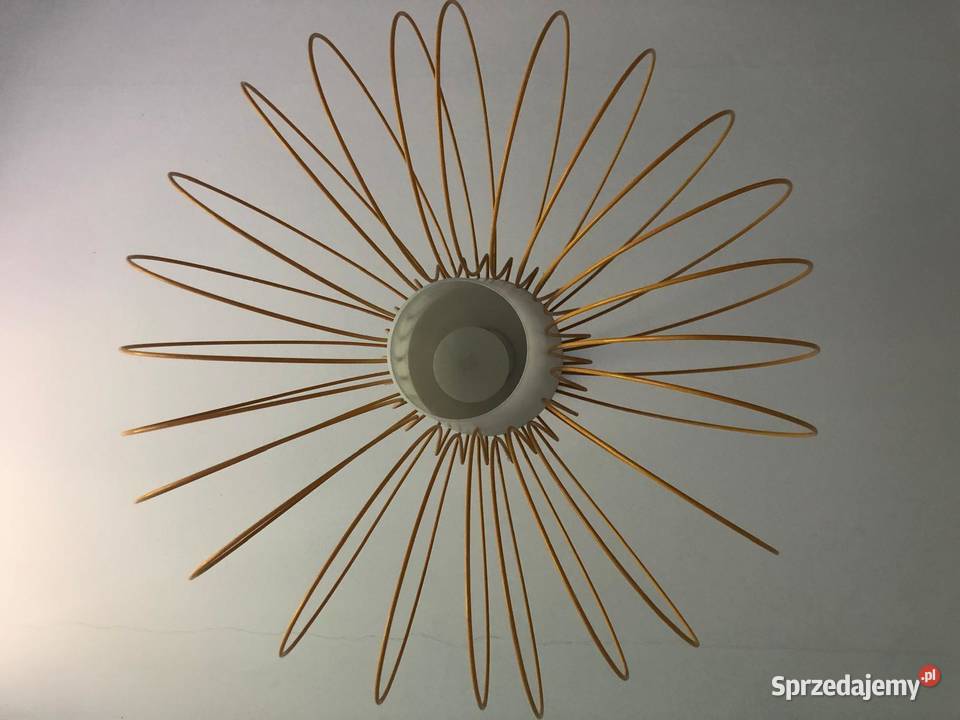 Lampa wisząca druciana z kloszem Mosina