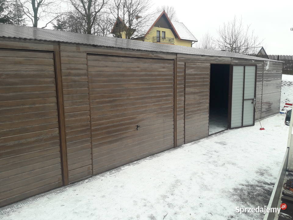 Garaż blaszany 10x6 Hala Garaże Blaszane Wiaty podkarpackie Lesko