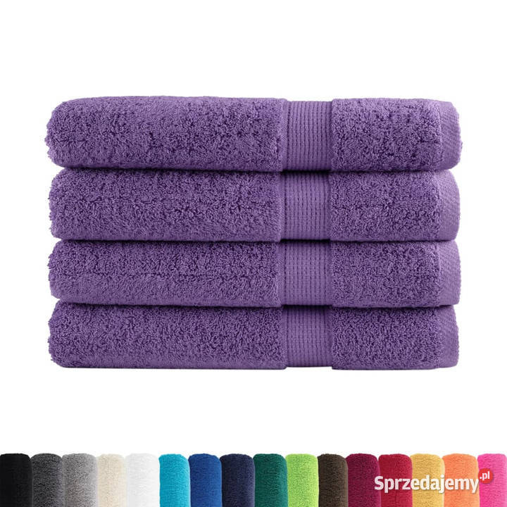 Ręczniki premium SOLUND 4 fioletowe 80x200 600 g Warszawa sprzedam